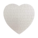 Puzzle sublimación corazón 19x19 cm