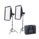 Kit 2 Focos LED Nanlite FS-150B Bi-color 185W